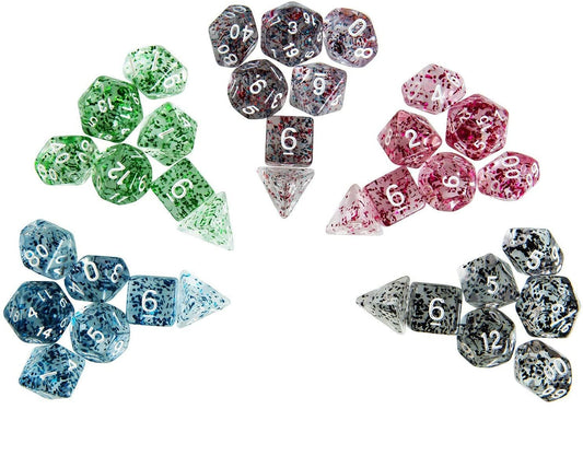 Candy Paper Dice Set