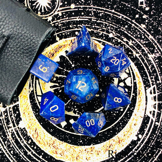 Blue Dice Set