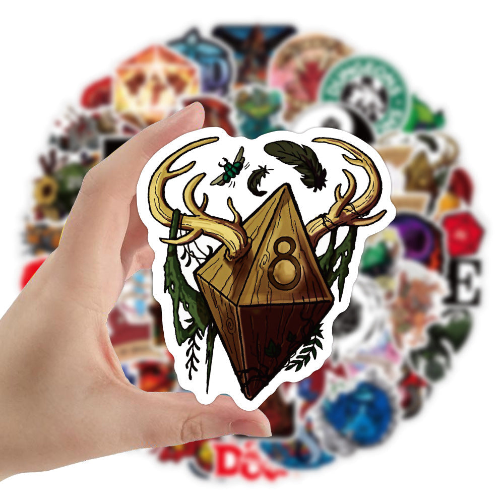 50 PCS Dungeons and Dragons Stickers