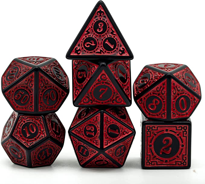 Antique Pattern Dice Set