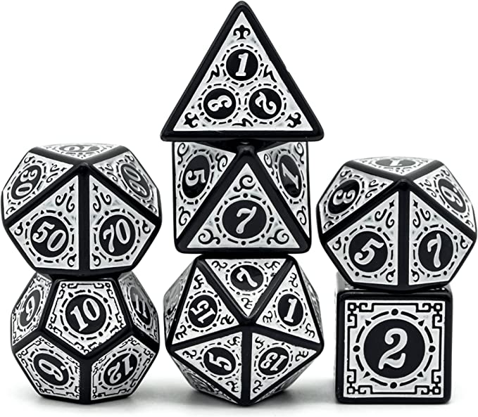 Antique Pattern Dice Set