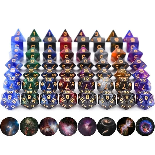 FREE Today: Galaxy Style DND Dice Set