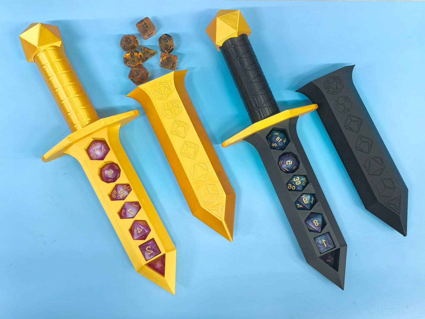 Dice Holding Dagger + Give away a Mystery Dice Set (Random Color)