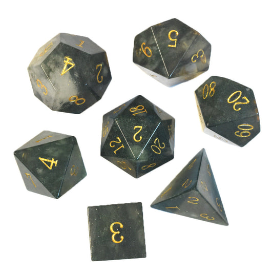 Water Grass Gem Dice Set