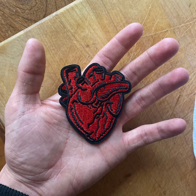 Anatomy Heart Iron On Patch