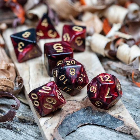 Blood Prince magic dice set