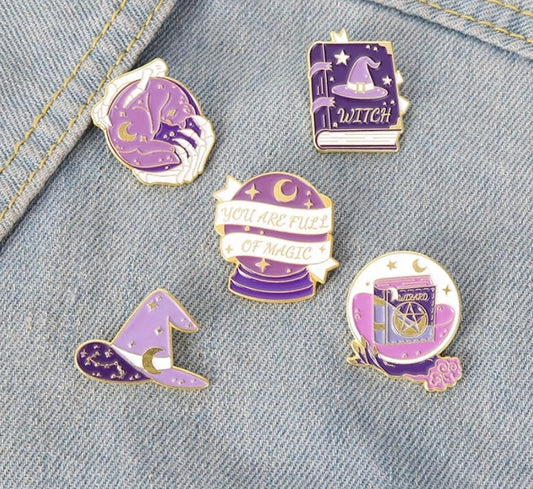 Witchy Stuff Enamel Pins