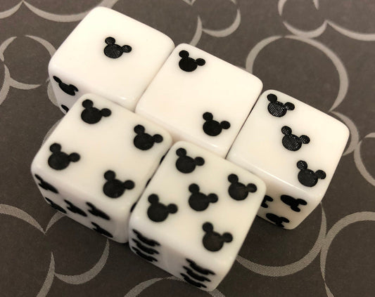 Mickey-head Dice Set