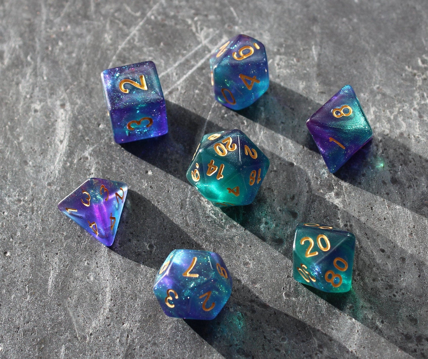 Aurora Dice Set