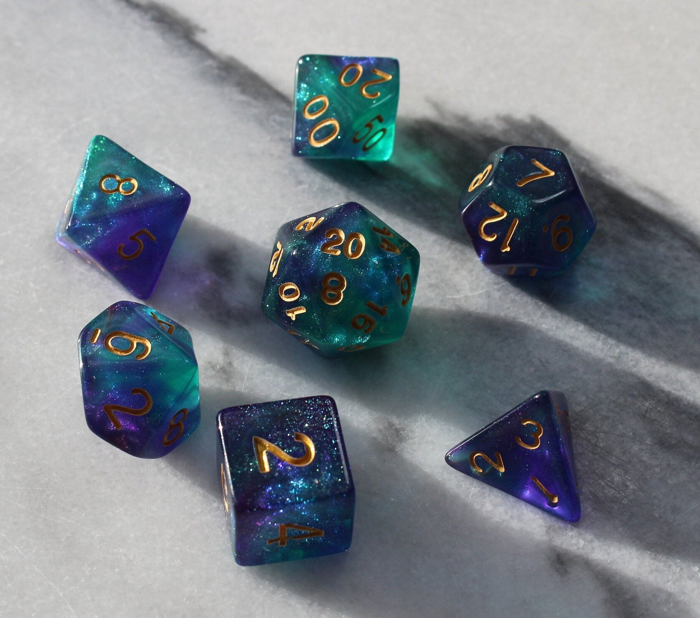 Aurora Dice Set