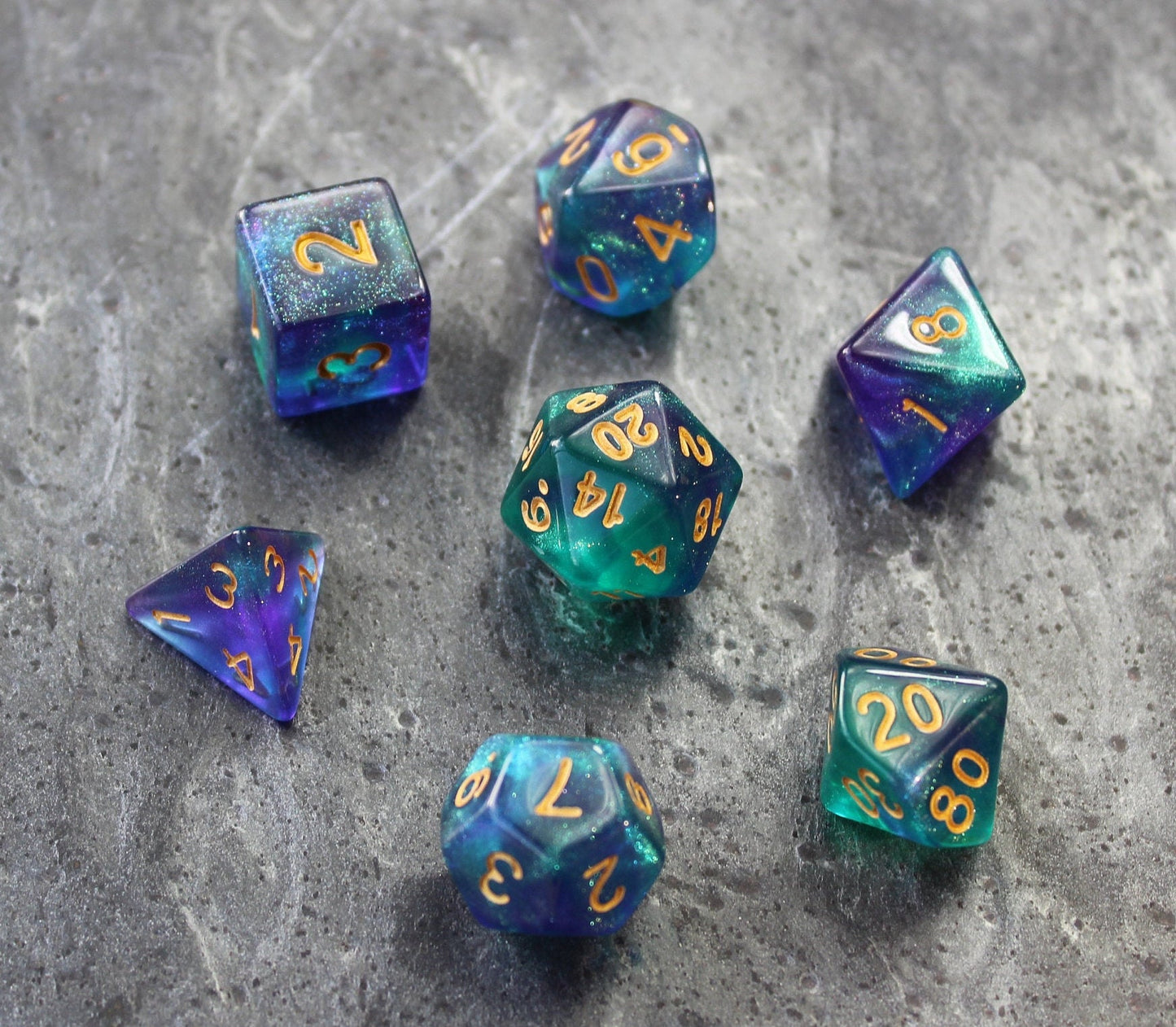 Aurora Dice Set